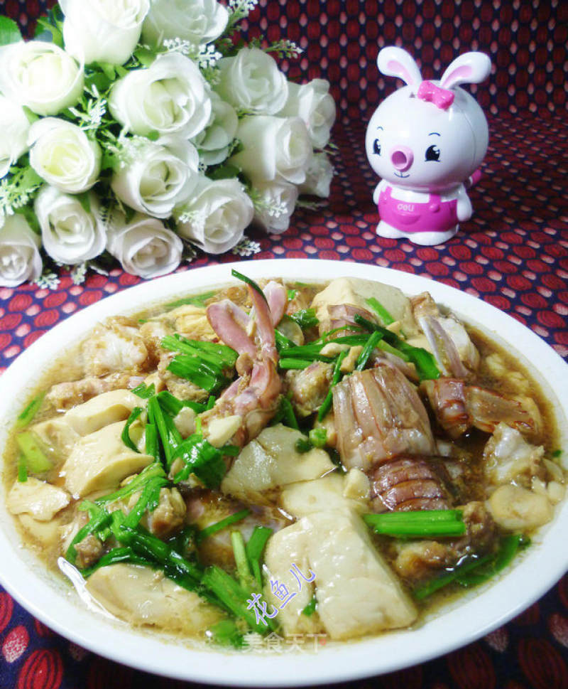 Mantis Shrimp Boiled Tofu recipe