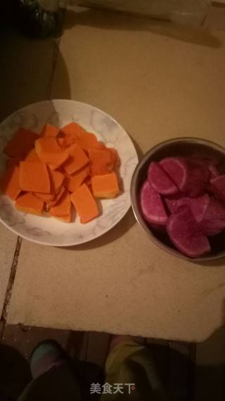 Purple Sweet Potato Golden Cake recipe