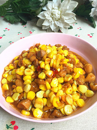 Corn Chicken with Oyster Sauce recipe