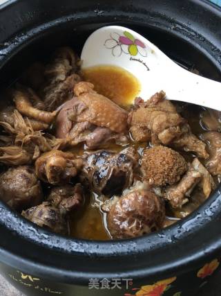 Chicken Stewed with Mushrooms recipe