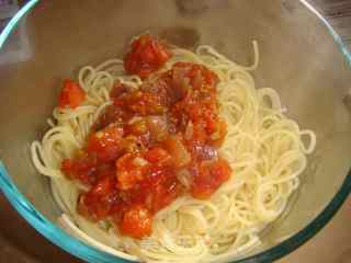 Authentic Vegetarian Version of Tomato Pasta recipe