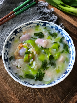 Congee with Taro and Vegetables recipe