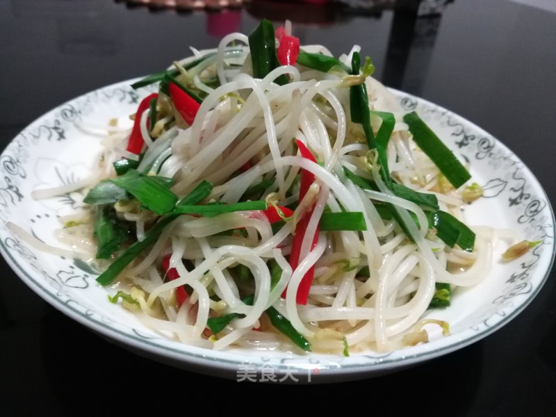 Vegetarian Fried Mung Bean Sprouts recipe
