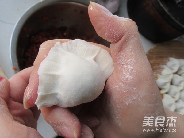 Carrot Lamb Dumplings recipe