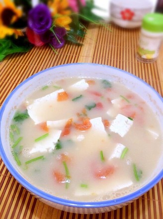 Tofu Tomato Fish Soup recipe