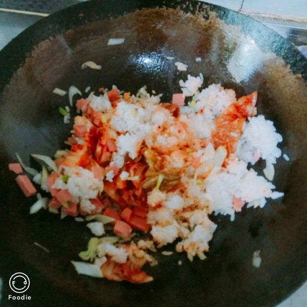 Spicy Cabbage Fried Rice recipe