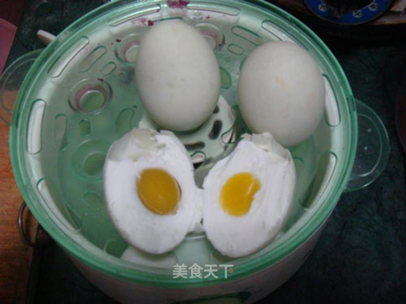 Homemade Salted Duck Eggs recipe