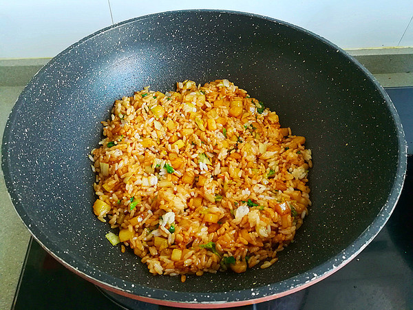 Fried Rice with Potato Germ Rice recipe