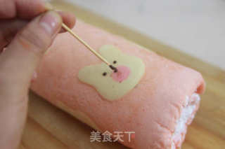 [tomato Recipe] Perfect Exquisite Cake Roll Series-pink Rabbit Cake Roll recipe