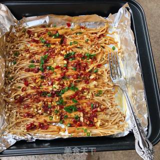 Garlic Enoki Mushroom recipe