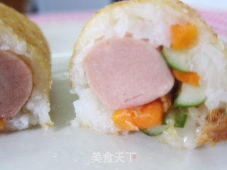 Japanese Style Fried Rice Ball recipe