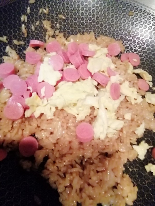 Soy Sauce Egg Fried Rice recipe