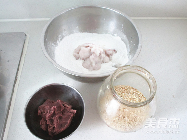 Yam Bean Paste and Glutinous Rice Cake recipe