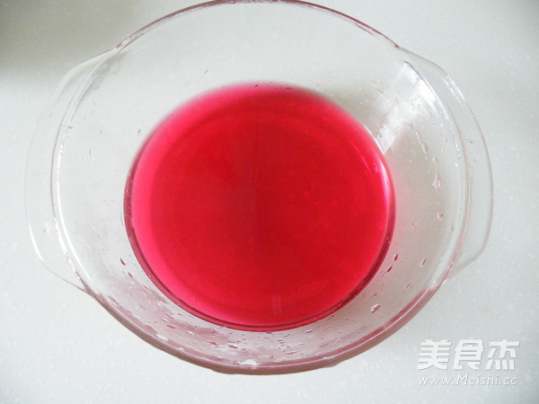 Heart-shaped Cup Jelly that Has All Kinds of Colors recipe