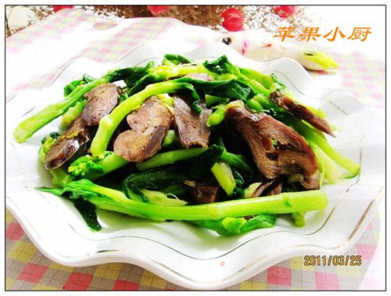 Sausage Stir-fried Vegetable Moss