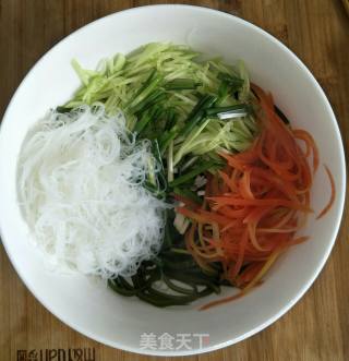 Vegetarian Seasoned Three Silks recipe