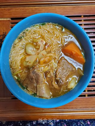 Braised Beef Soup Noodles recipe