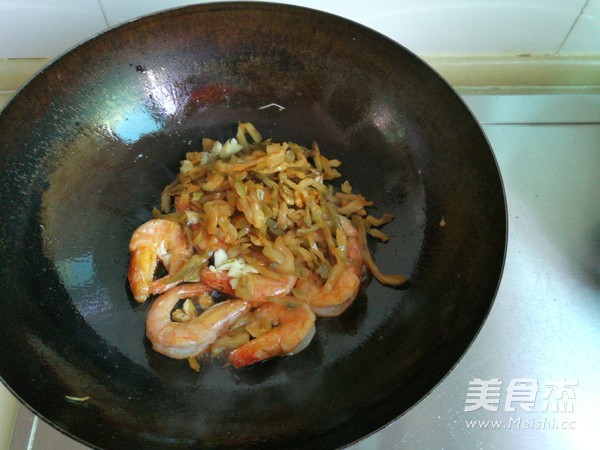 Fried Shrimp with Mustard recipe