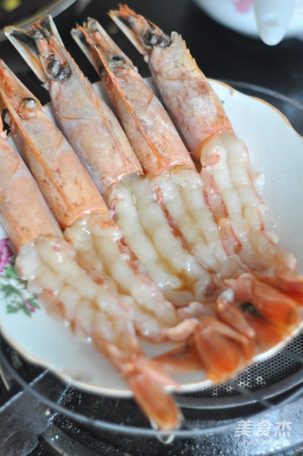 Cheese Garlic Red Shrimp recipe