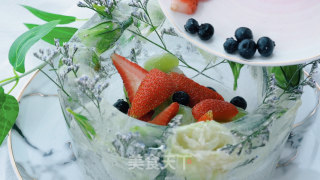 Fresh Flower Ice Bowl [first Taste Diary] recipe