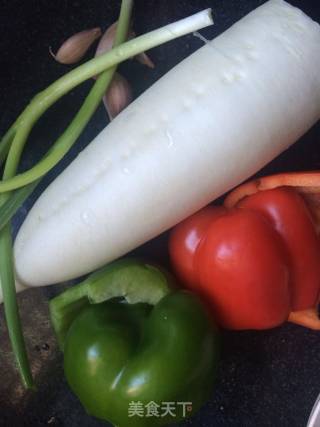 Stir-fried Shredded Radish recipe