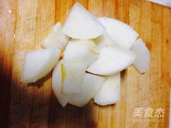 Brown Sugar Slices Longan Snow Pear Soup recipe