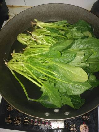 Spinach Mixed Vermicelli recipe