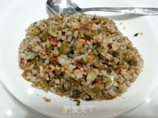 Fried Rice with Pickles and Peanuts recipe