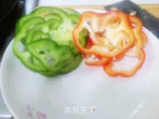 Stir-fried Sausage with Double Pepper recipe
