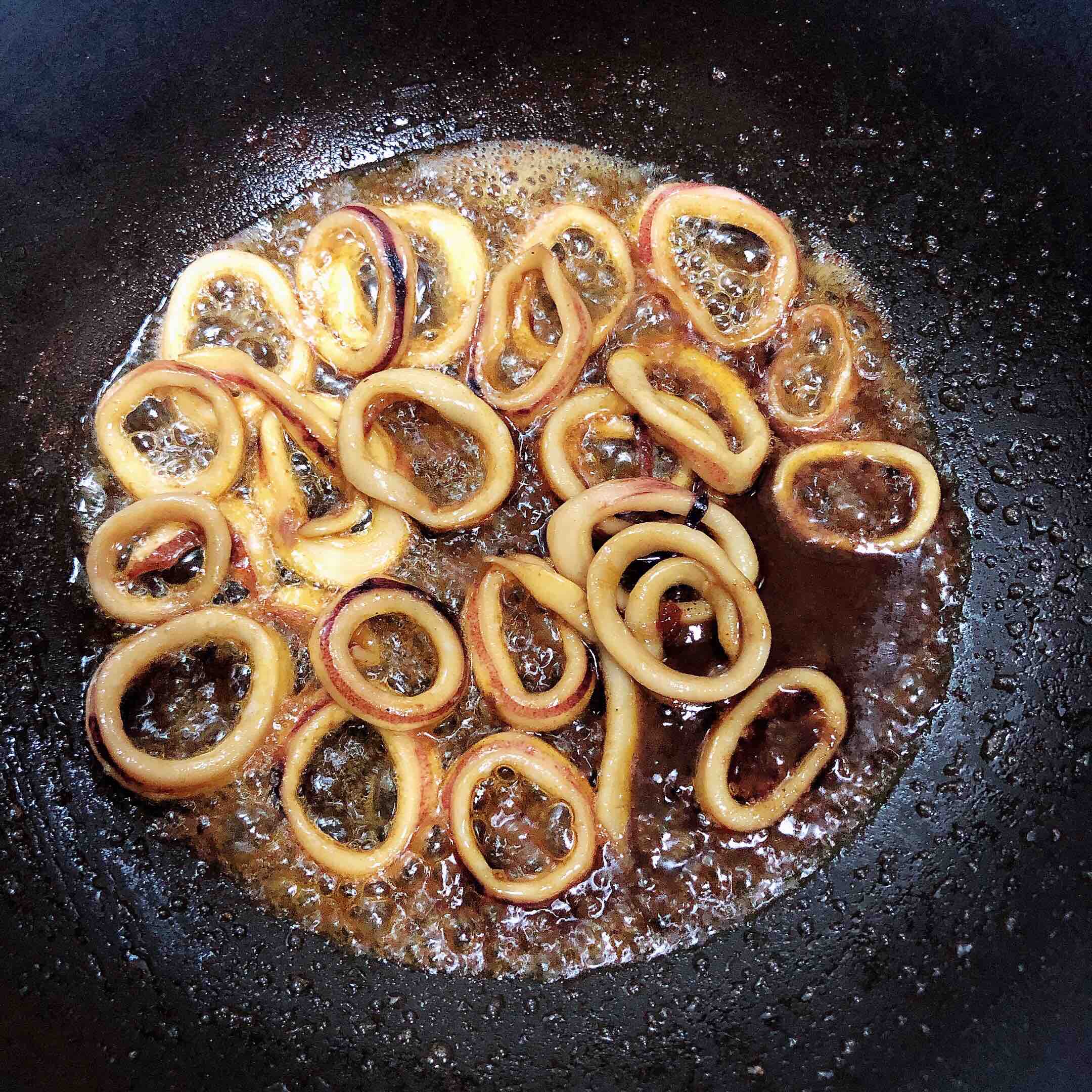 Spicy Celery Squid Rings recipe