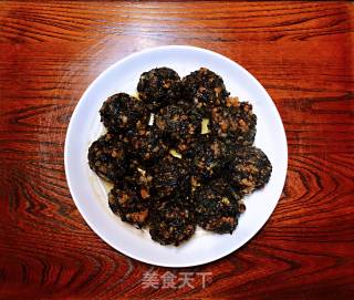 Mei Cai Dried Meatballs recipe