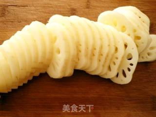 Soft Fried Lotus Root Slices recipe