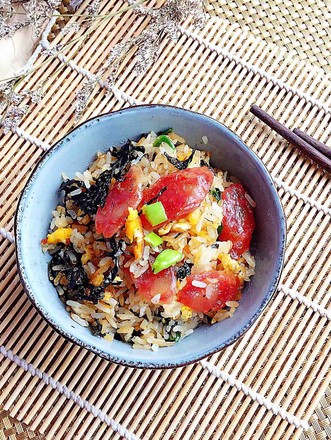Seaweed Fried Rice recipe