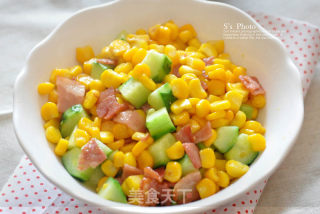 Sweet Bacon Cucumber Corn Kernels recipe