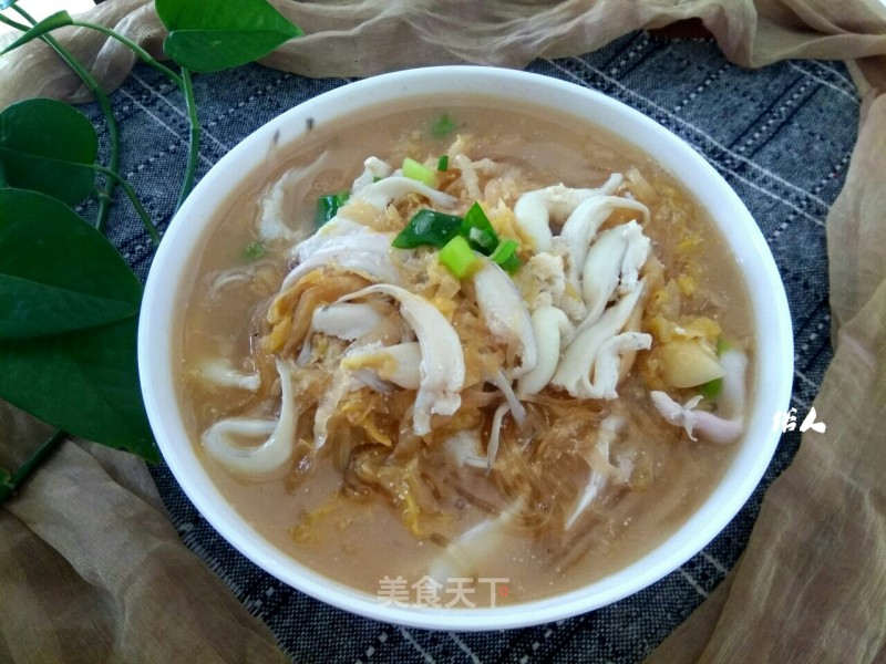 Whitebait Sauerkraut Vermicelli Soup recipe