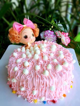 Confused Doll Birthday Cake recipe