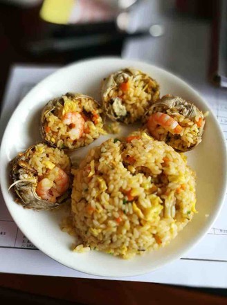 Hairy Crab Fried Rice recipe