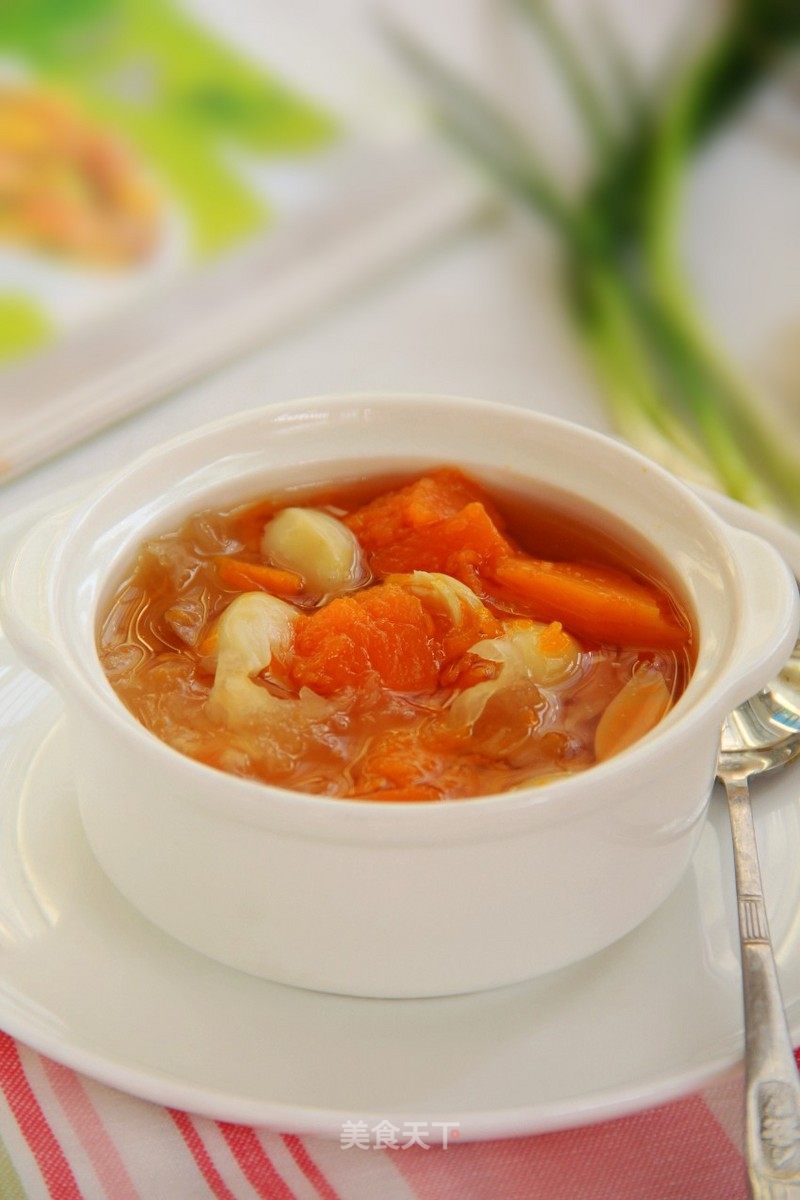 Pumpkin Tremella Lily Soup recipe