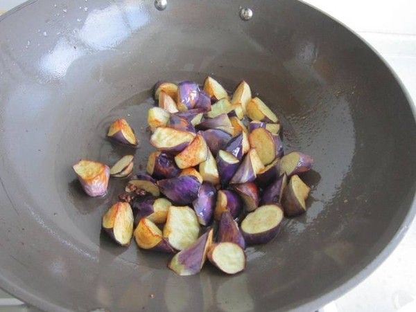 Fried Eggplant with Naan recipe