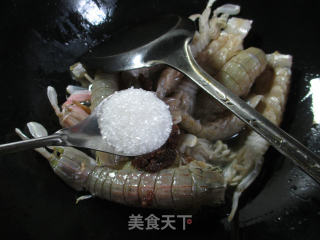 #trust of Beauty# Mantis Shrimp in Sand Tea Sauce recipe