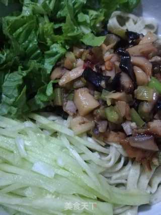 Mung Bean Noodles with Mushroom Sauce recipe