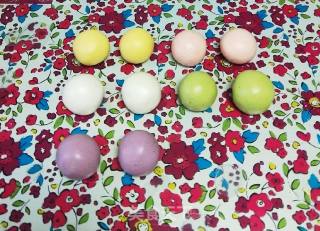 Natural Colorful Vegetable Glutinous Rice Balls recipe