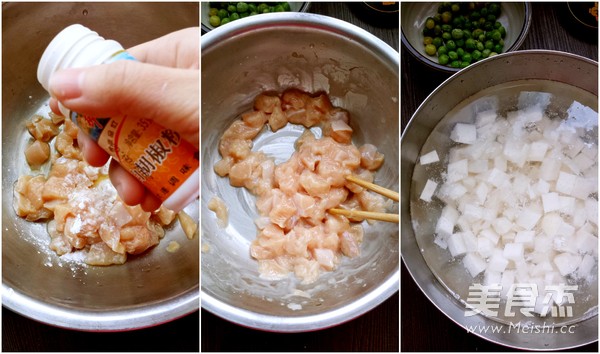 Fried Chicken with Yam recipe