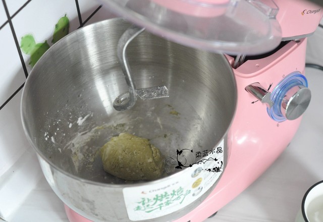Green Juice Fermented Rice Ball recipe