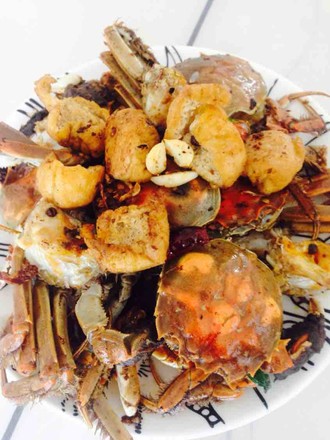 Fried Tofu with Crab recipe