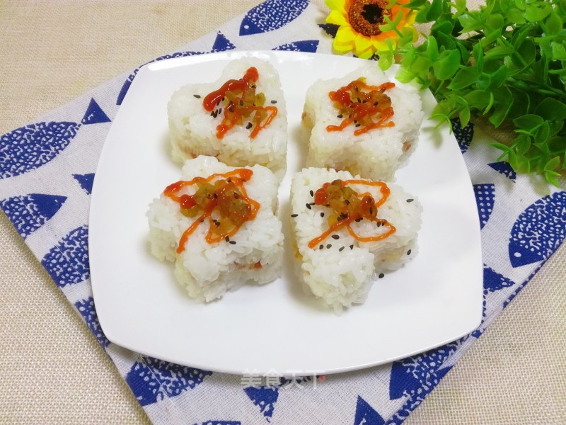 #便当#potato Bacon Sandwich Rice Ball recipe