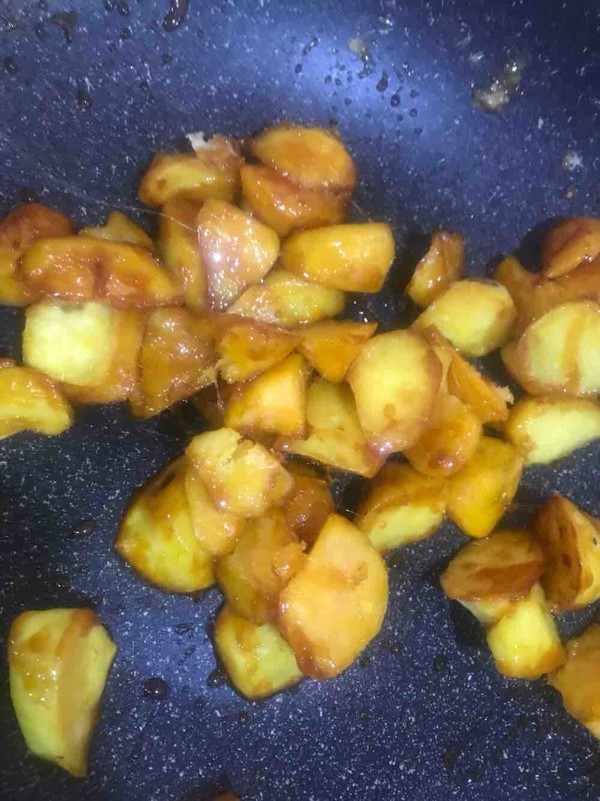 Sweet and Crispy Candied Sweet Potatoes recipe