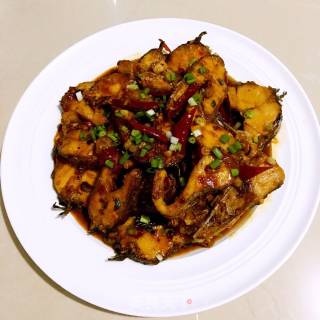 Braised Black Fish Cubes recipe