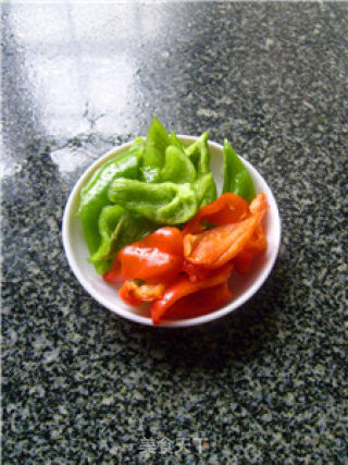 Fried Yuba with Double Pepper recipe