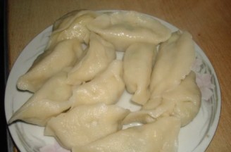 Egg and Kohlrabi Dumplings recipe